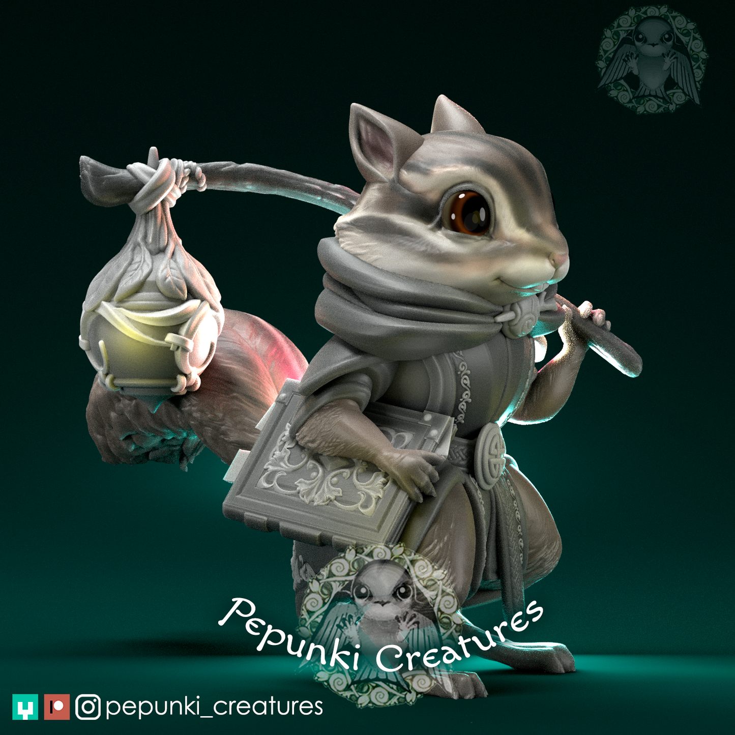 Pepunki Creatures - Chipmunk Traveller