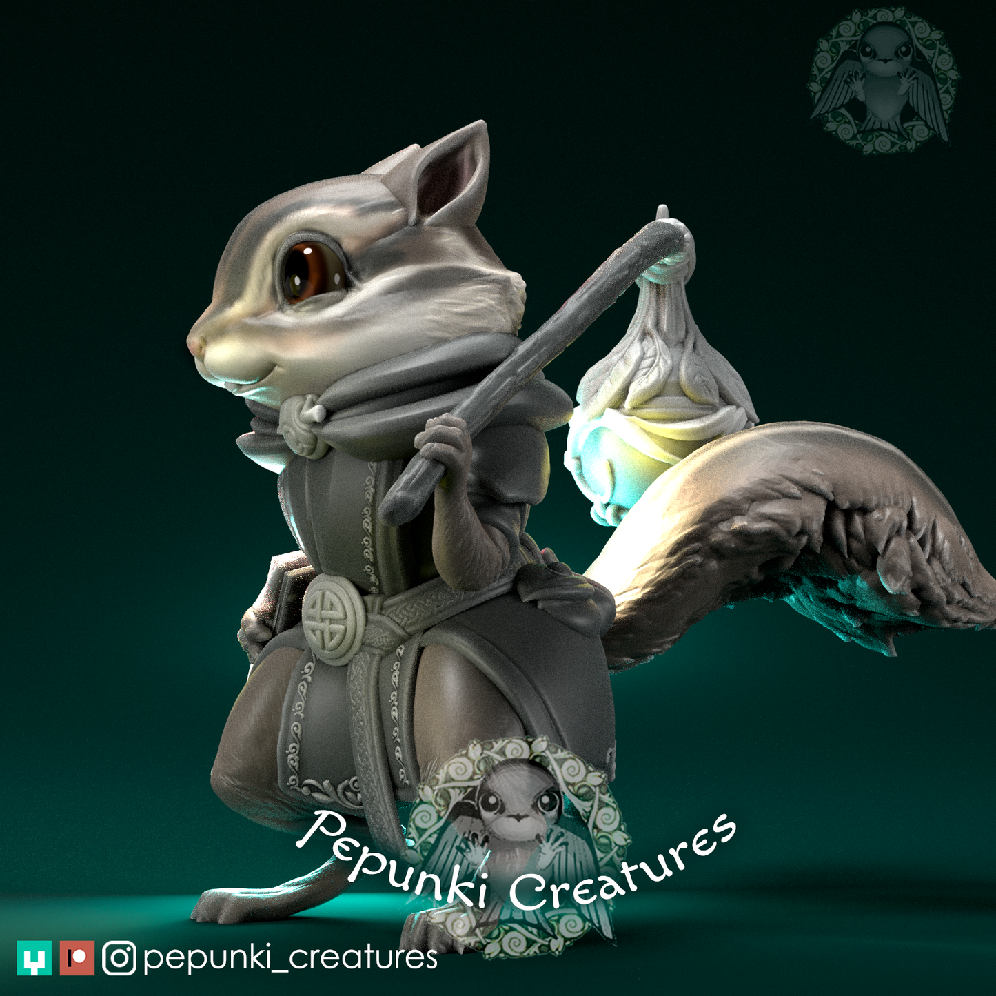 Pepunki Creatures - Chipmunk Traveller