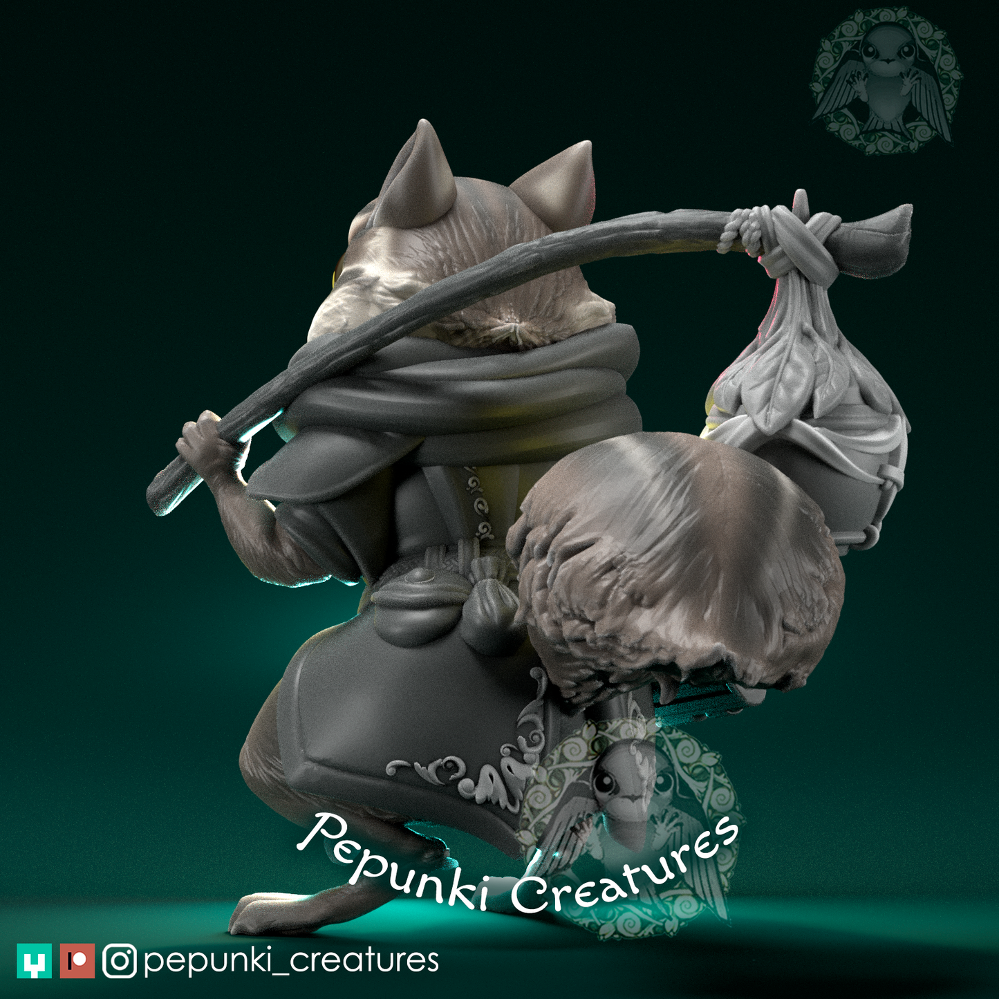 Pepunki Creatures - Chipmunk Traveller