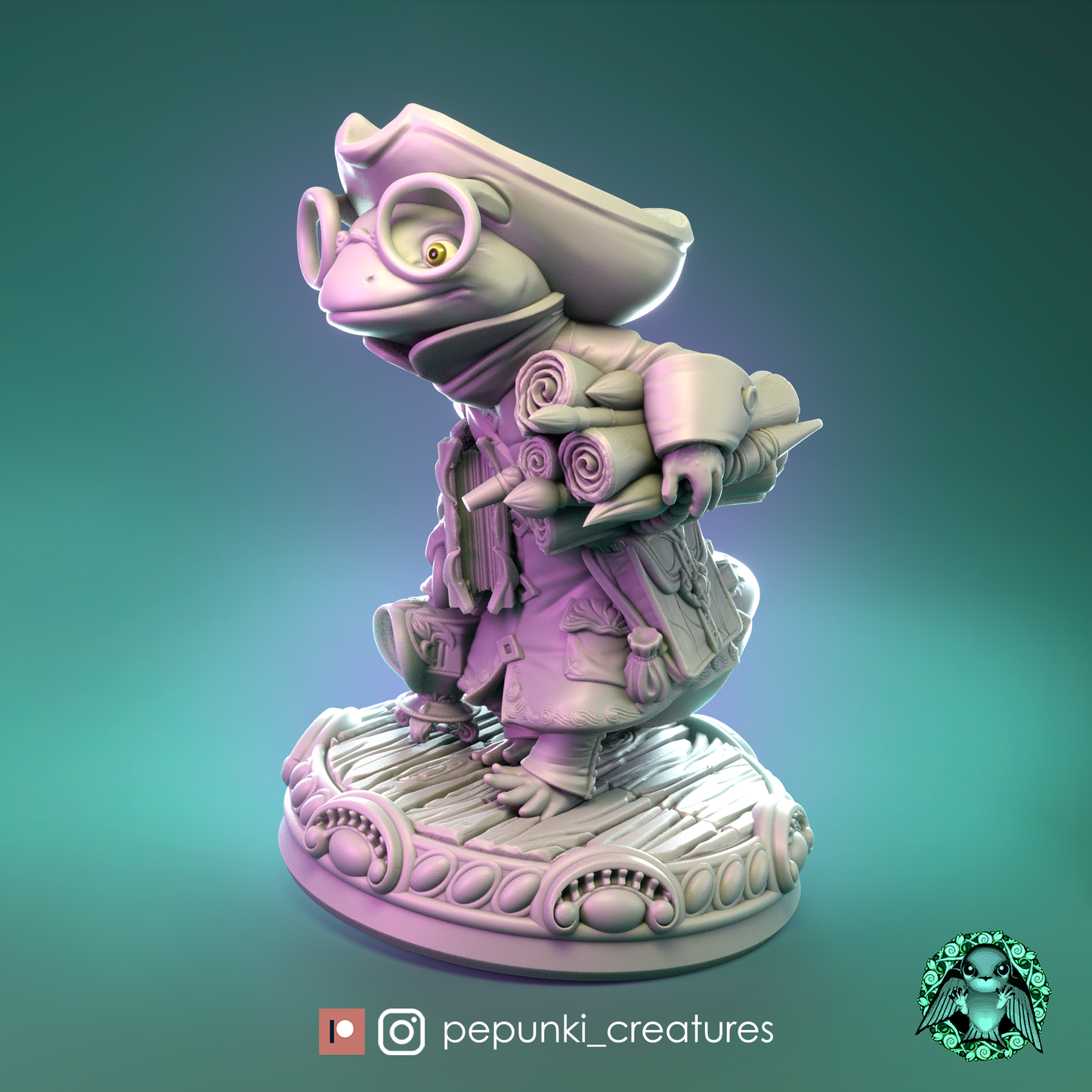 Pepunki Creatures - Newt Researcher