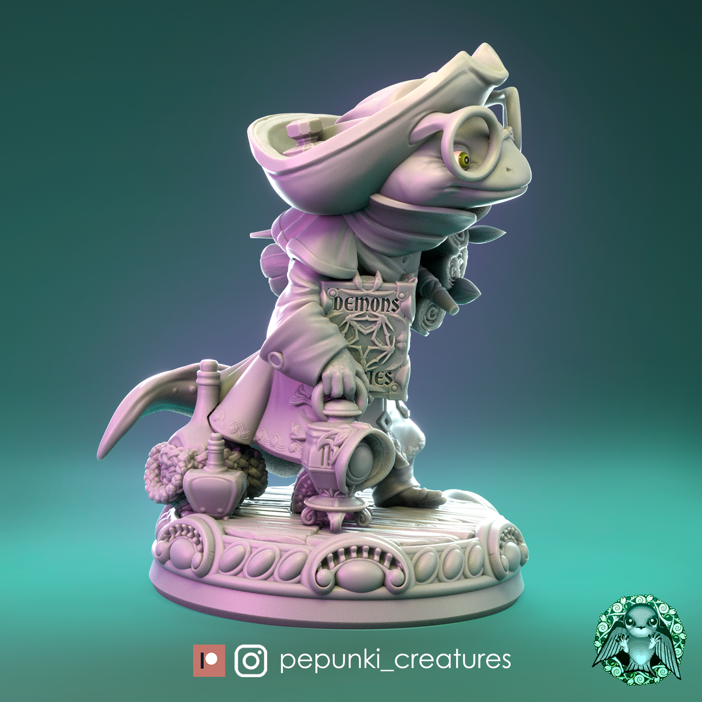 Pepunki Creatures - Newt Researcher