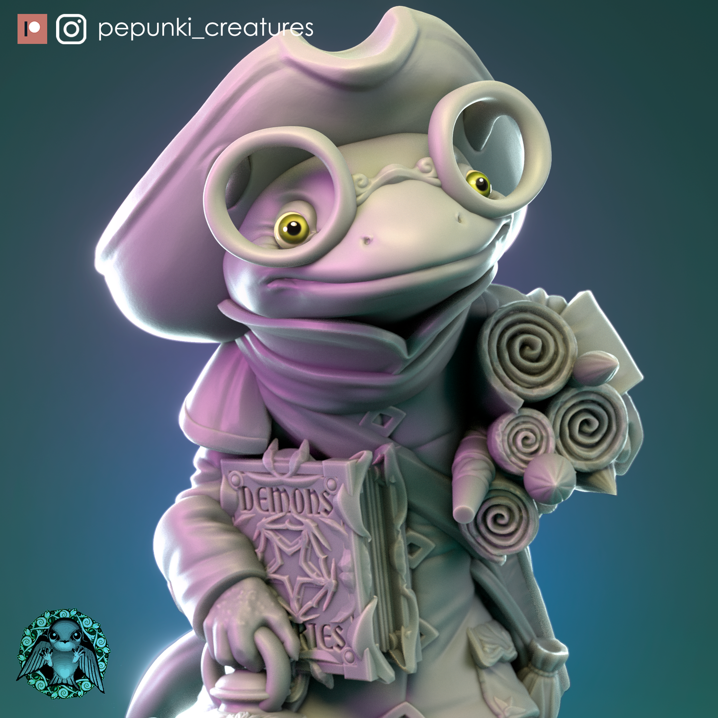 Pepunki Creatures - Newt Researcher