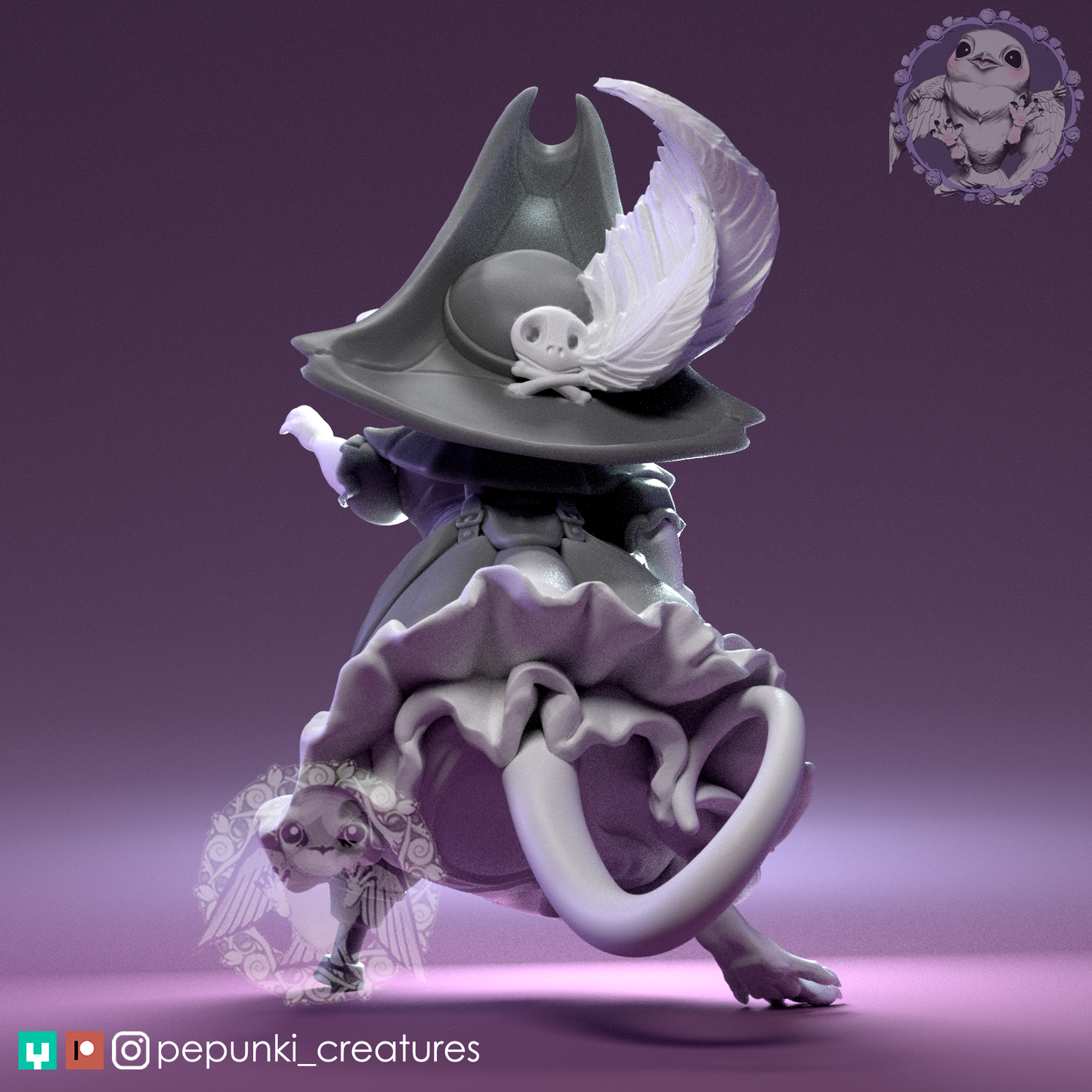 Pepunki Creatures - Rat Pirate Captain