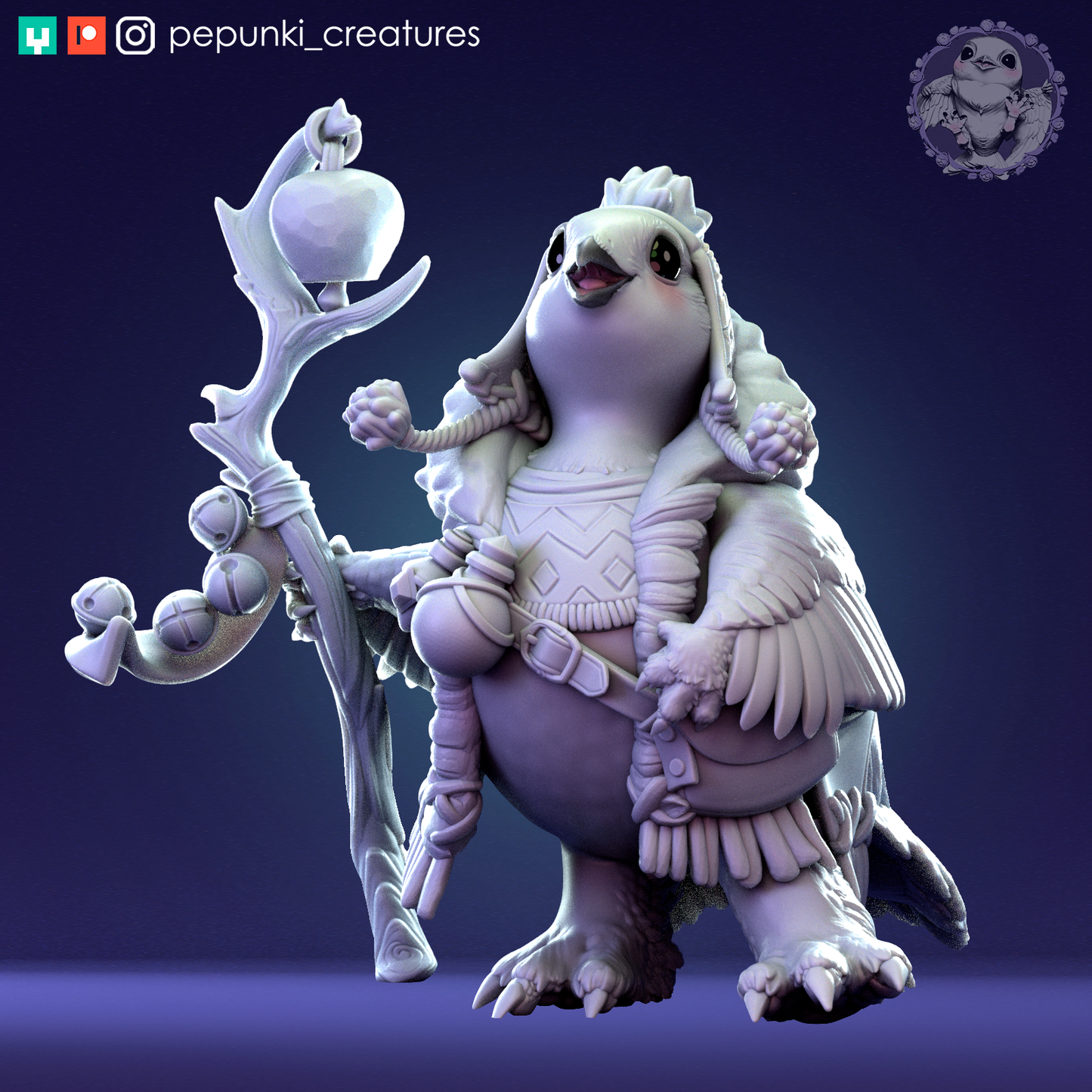 Pepunki Creatures - Ptarmigan Hiker
