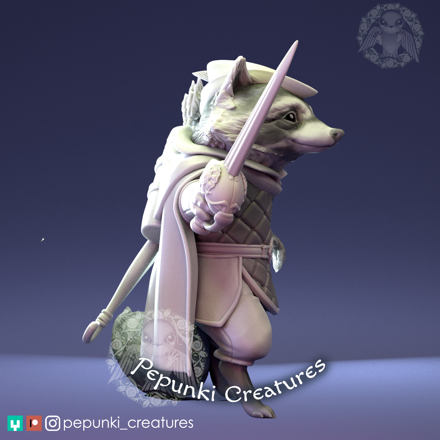 Pepunki Creatures - Raccoon Ranger
