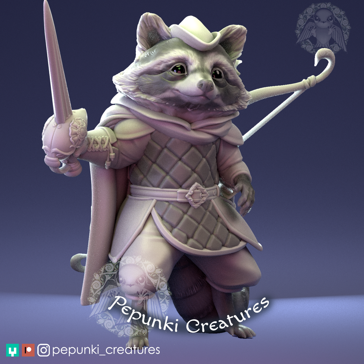 Pepunki Creatures - Raccoon Ranger