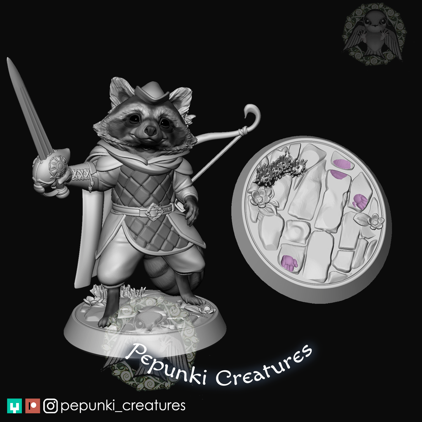 Pepunki Creatures - Raccoon Ranger