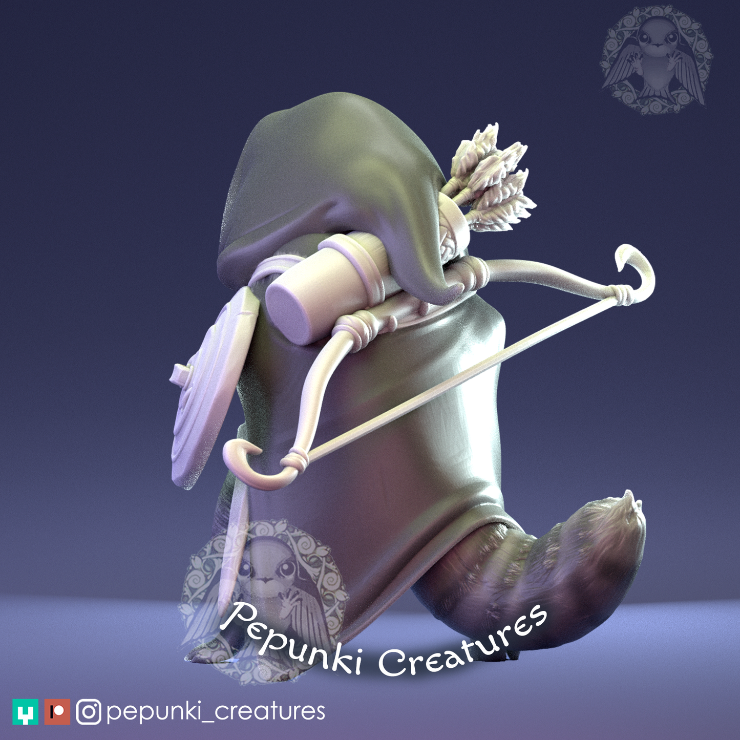 Pepunki Creatures - Raccoon Rogue