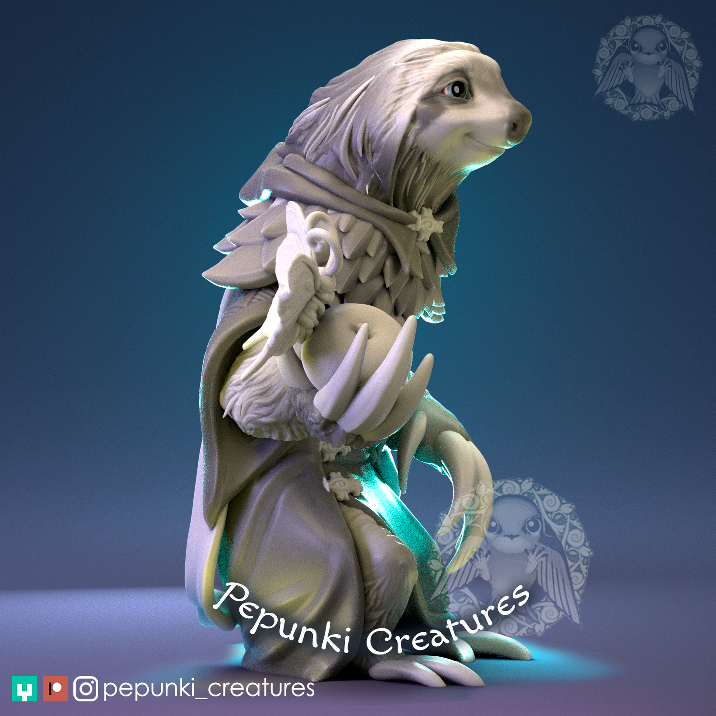 Pepunki Creatures - Sloth Farmer