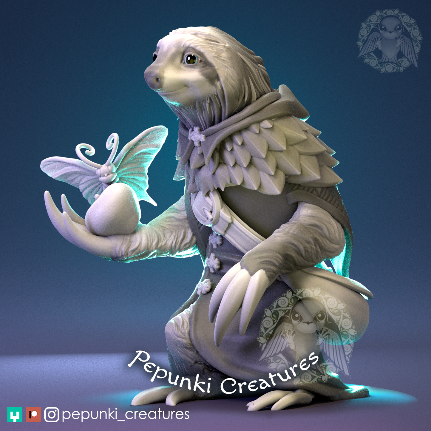 Pepunki Creatures - Sloth Farmer