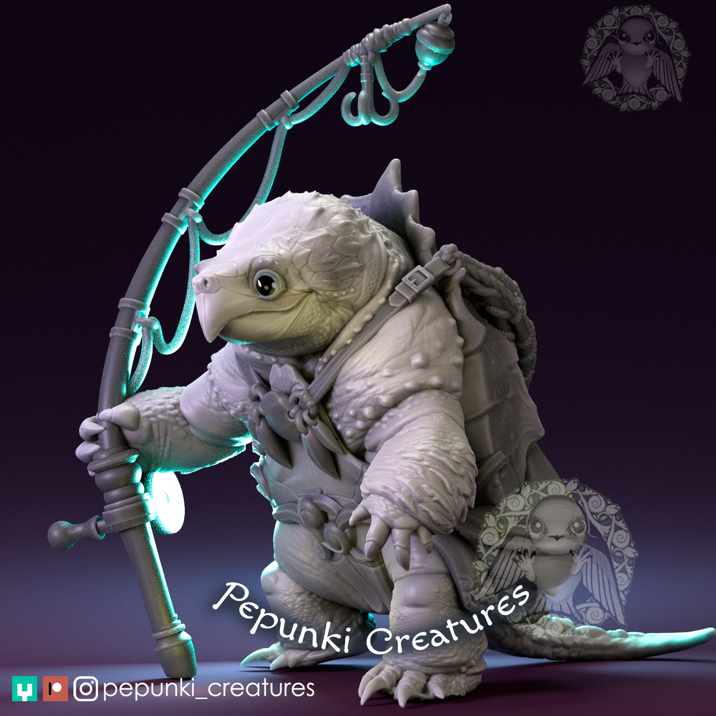 Pepunki Creatures - Snapping Turtle Angler