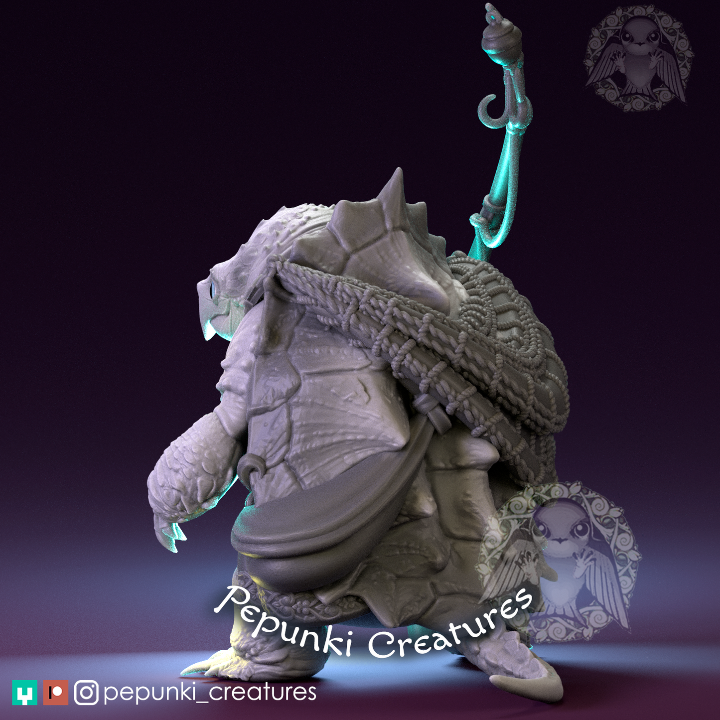 Pepunki Creatures - Snapping Turtle Angler