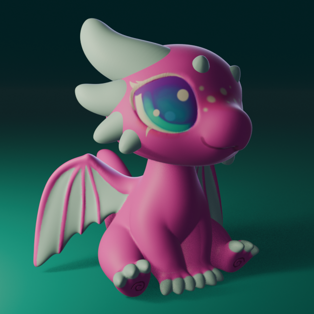 Leylina Figurines - May 2025 - Baby Dragon