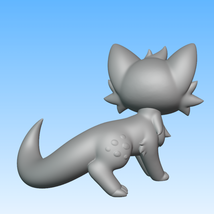 Leylina Figurines - July 2026 - Dino Kitty