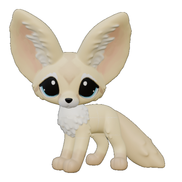 Leylina Figurines - Welcome Pack - Fennec Fox