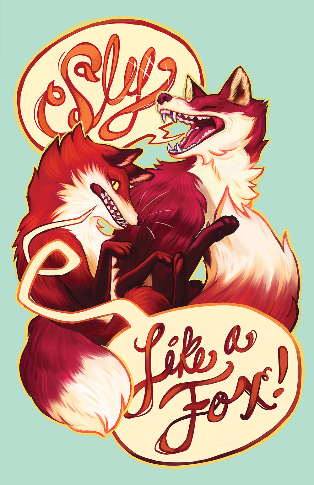 "Sly Like a Fox" Art Print