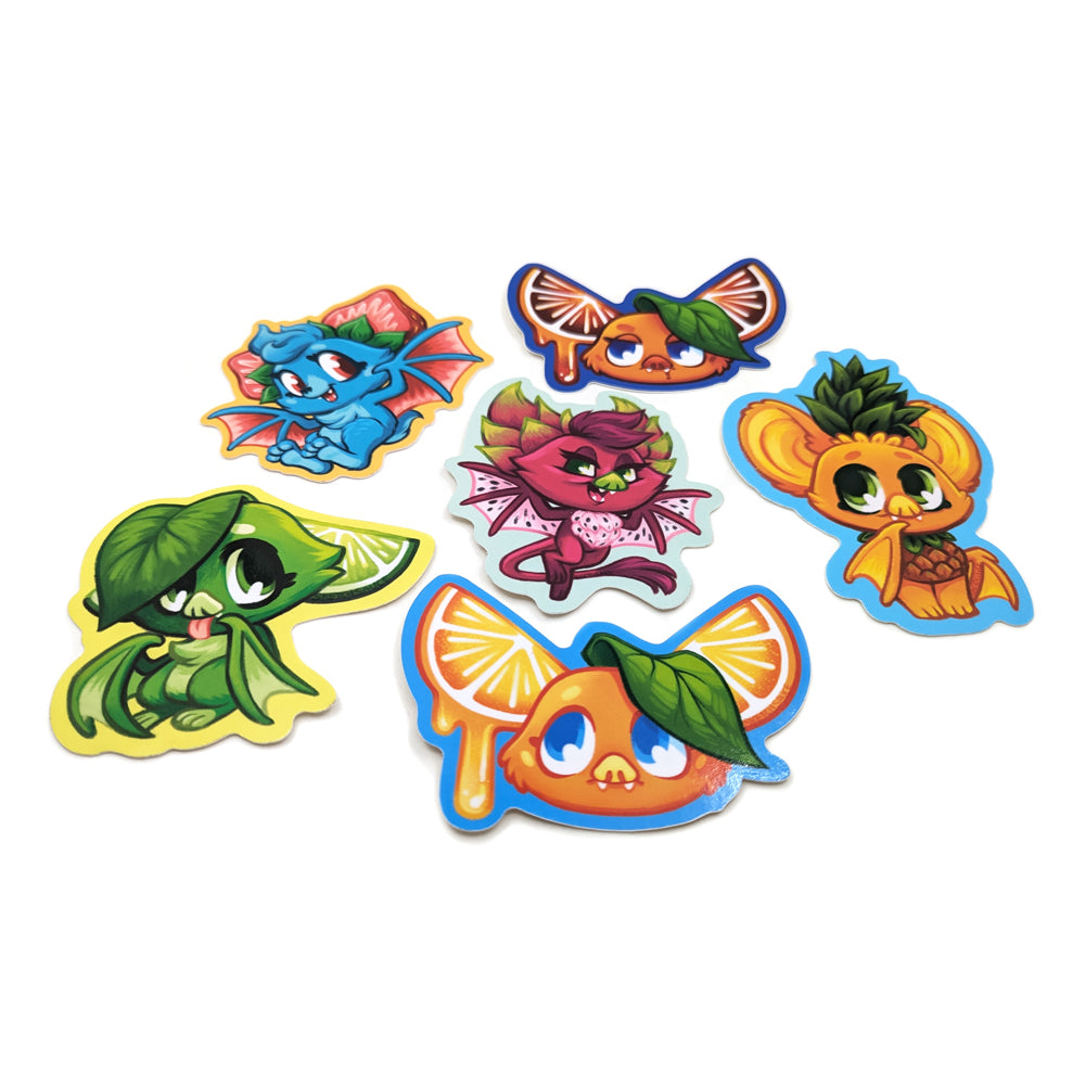 Fruit Bat Stickers