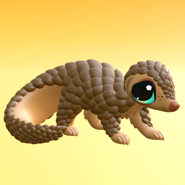 Leylina Figurines - Jan 2025 - Pangolin