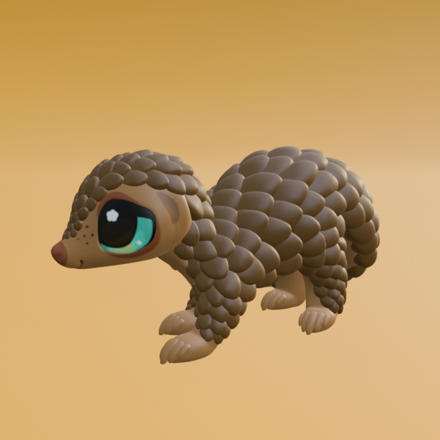 Leylina Figurines - Jan 2025 - Pangolin