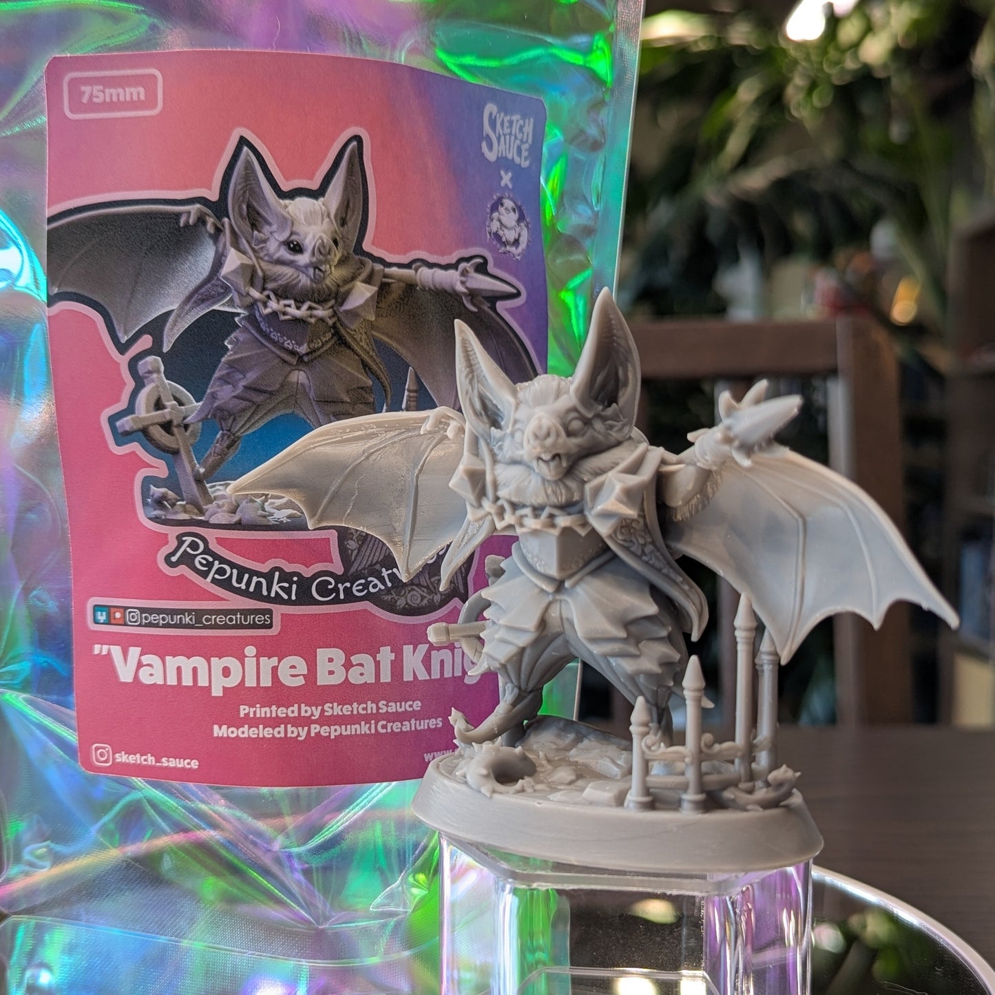 Pepunki Creatures - Vampire Bat Knight