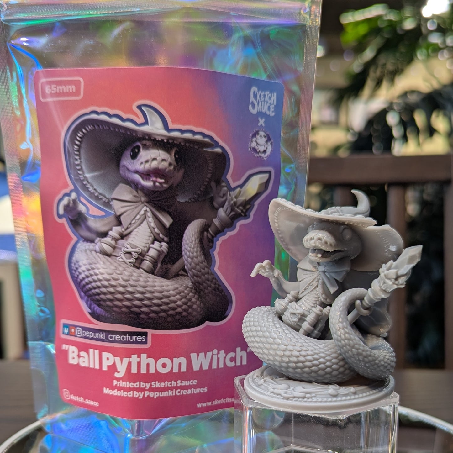 Pepunki Creatures - Ball Python Witch