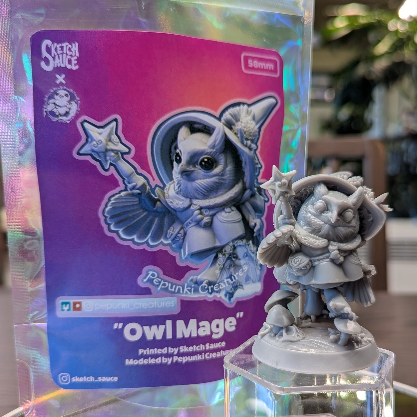 Pepunki Creatures - Owl Mage