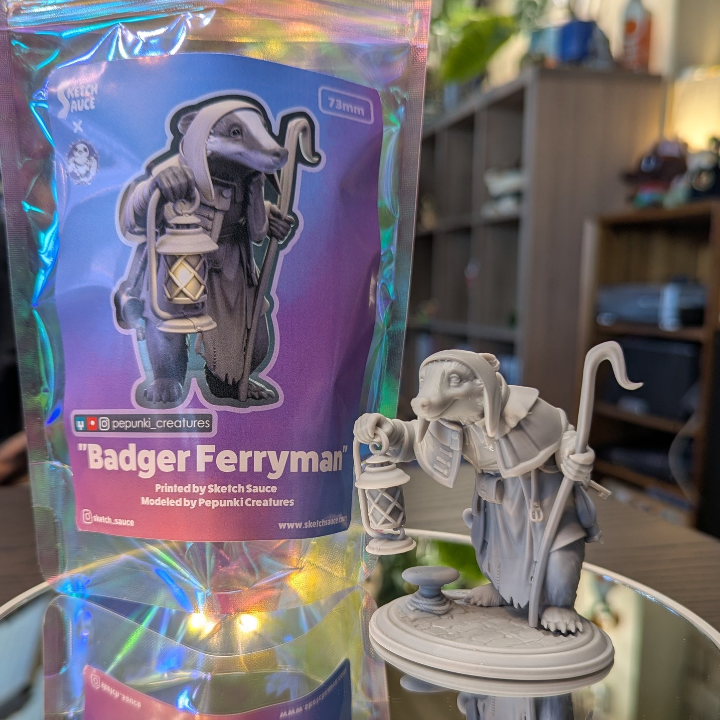Pepunki Creatures - Badger Ferryman
