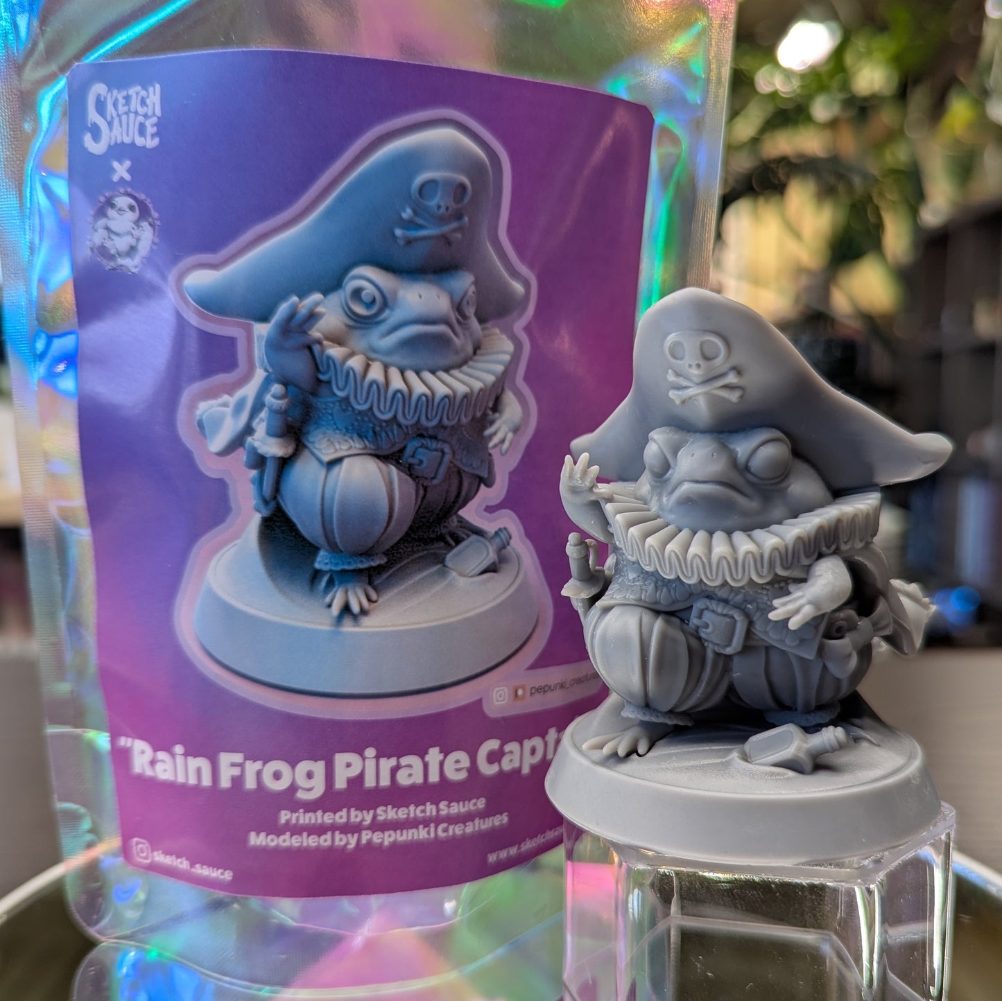 Pepunki Creatures - Rain Frog Captain Billy Quacks