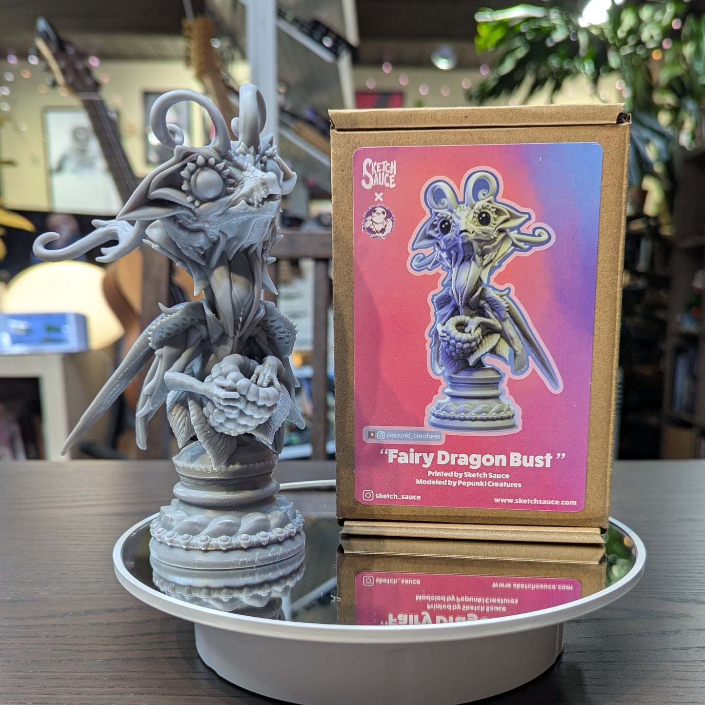 Pepunki Creatures - Fairy Dragon Bust