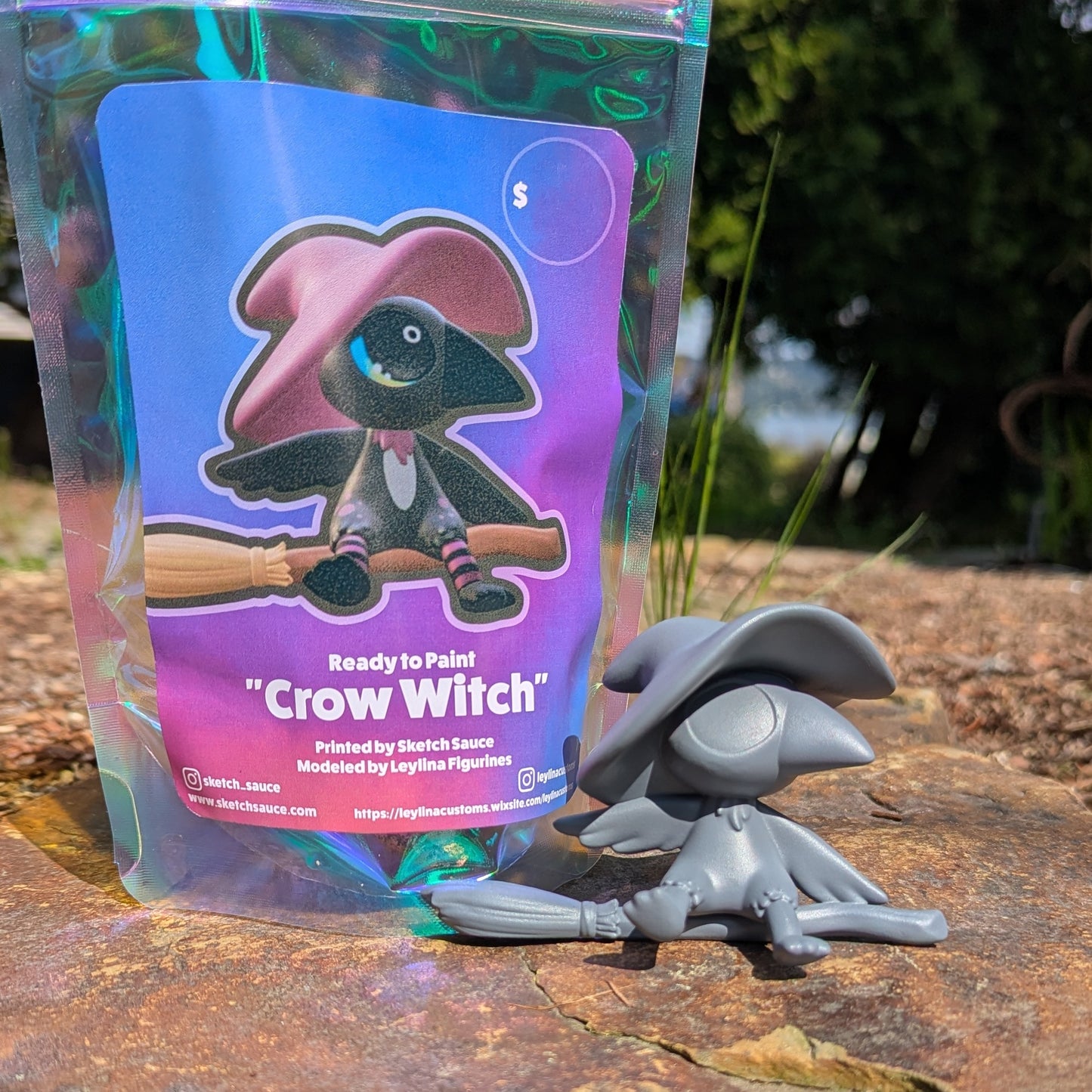 Leylina Figurines - Oct 2024 - Crow Witch