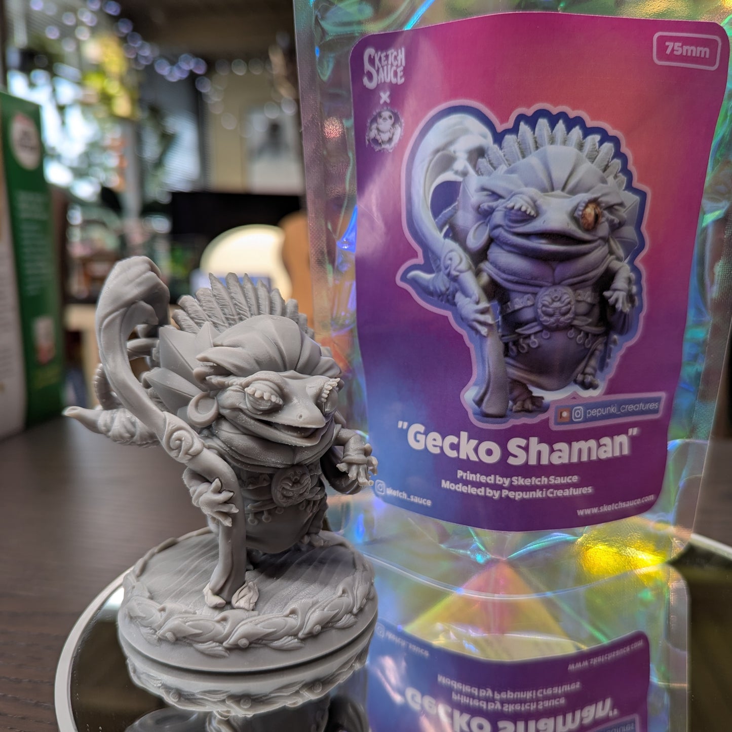 Pepunki Creatures - Gecko Shaman