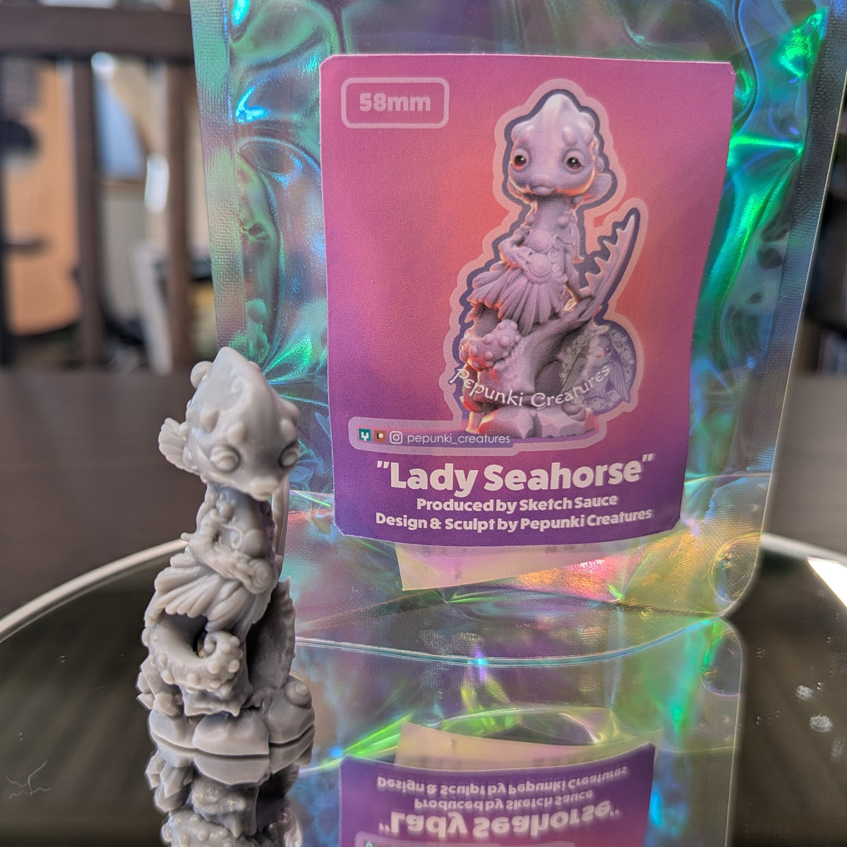 Pepunki Creatures - Lumpy Seahorse Lady