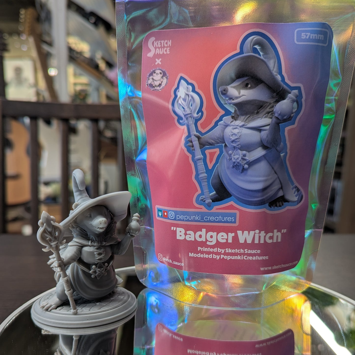 Pepunki Creatures - Badger Witch