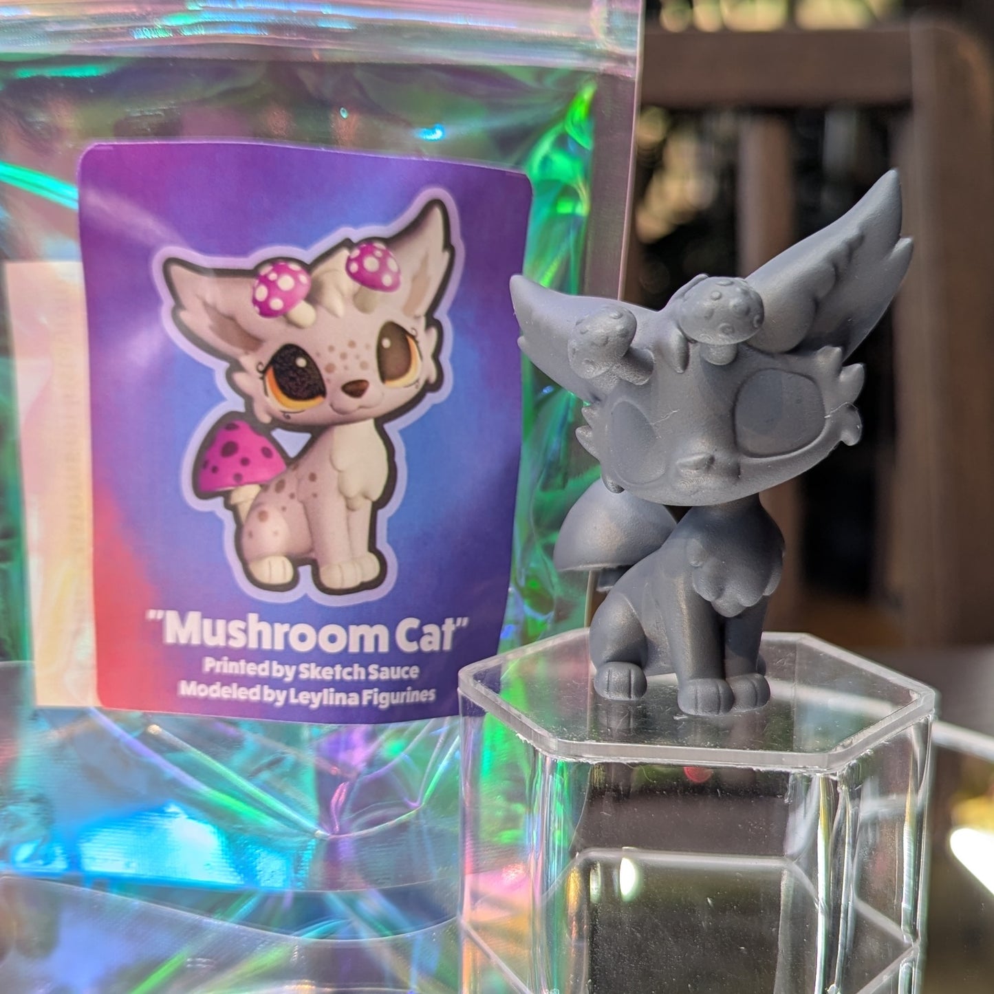 Leylina Figurines - September 2025 - Mushroom Cat/Cat