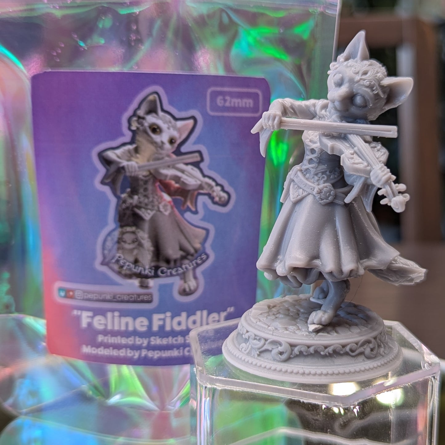 Pepunki Creatures - Feline Fiddler
