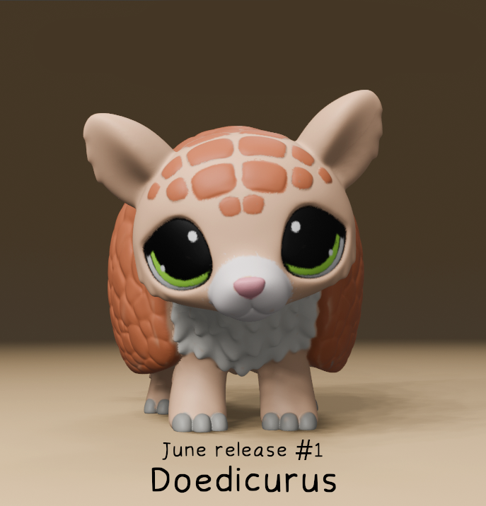 Leylina Figurines - June 2024 - Doedicurus