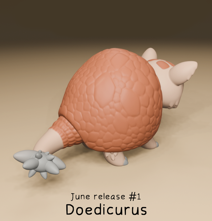 Leylina Figurines - June 2024 - Doedicurus