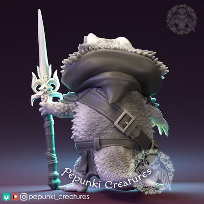 Pepunki Creatures - Bearded Dragon Warrior