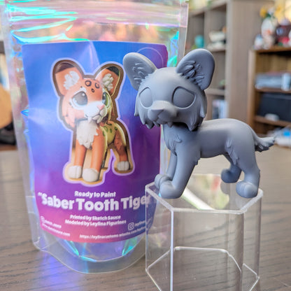 Leylina Figurines - June 2024 - Saber Tooth Tiger