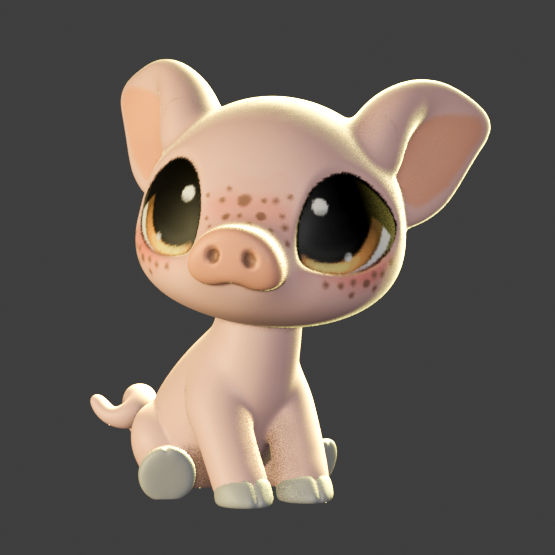 Leylina Figurines - July 2025 - Piglet