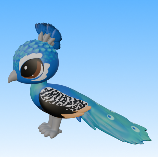 Leylina Figurines - May 2026 - Peacock