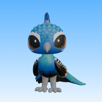 Leylina Figurines - May 2026 - Peacock