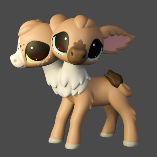Leylina Figurines - October 2025 - Two-Headed Calf