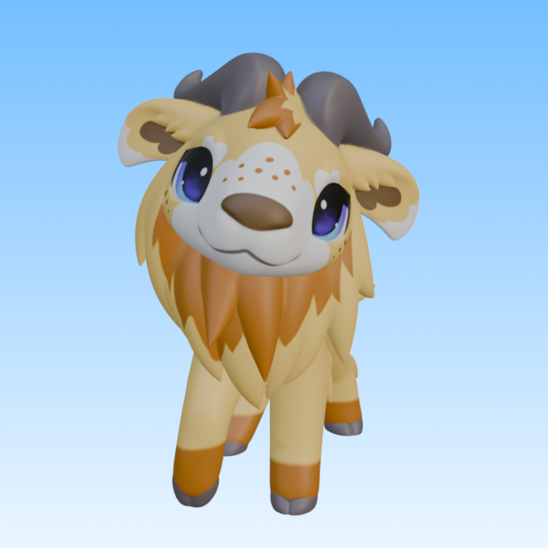 Leylina Figurines - June 2026 - Golden Takin