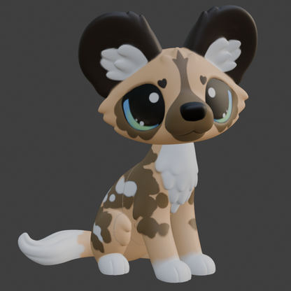 Leylina Figurines - February 2025 - African Wild Dog