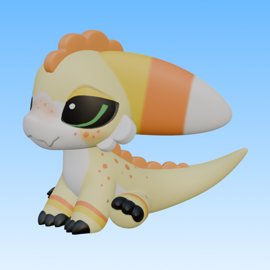 Leylina Figurines - October 2026 - Candycorn Dragon