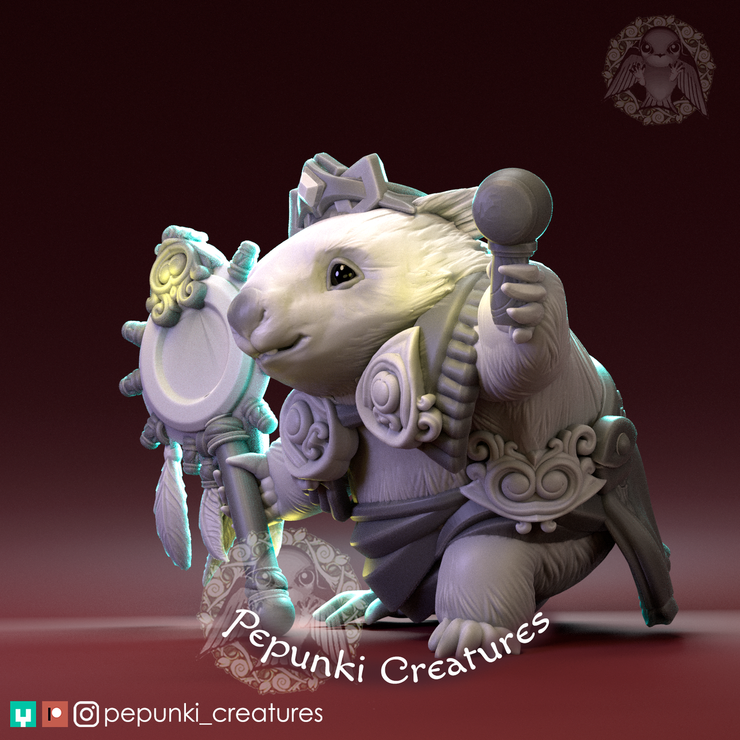 Pepunki Creatures - Wombat Shaman