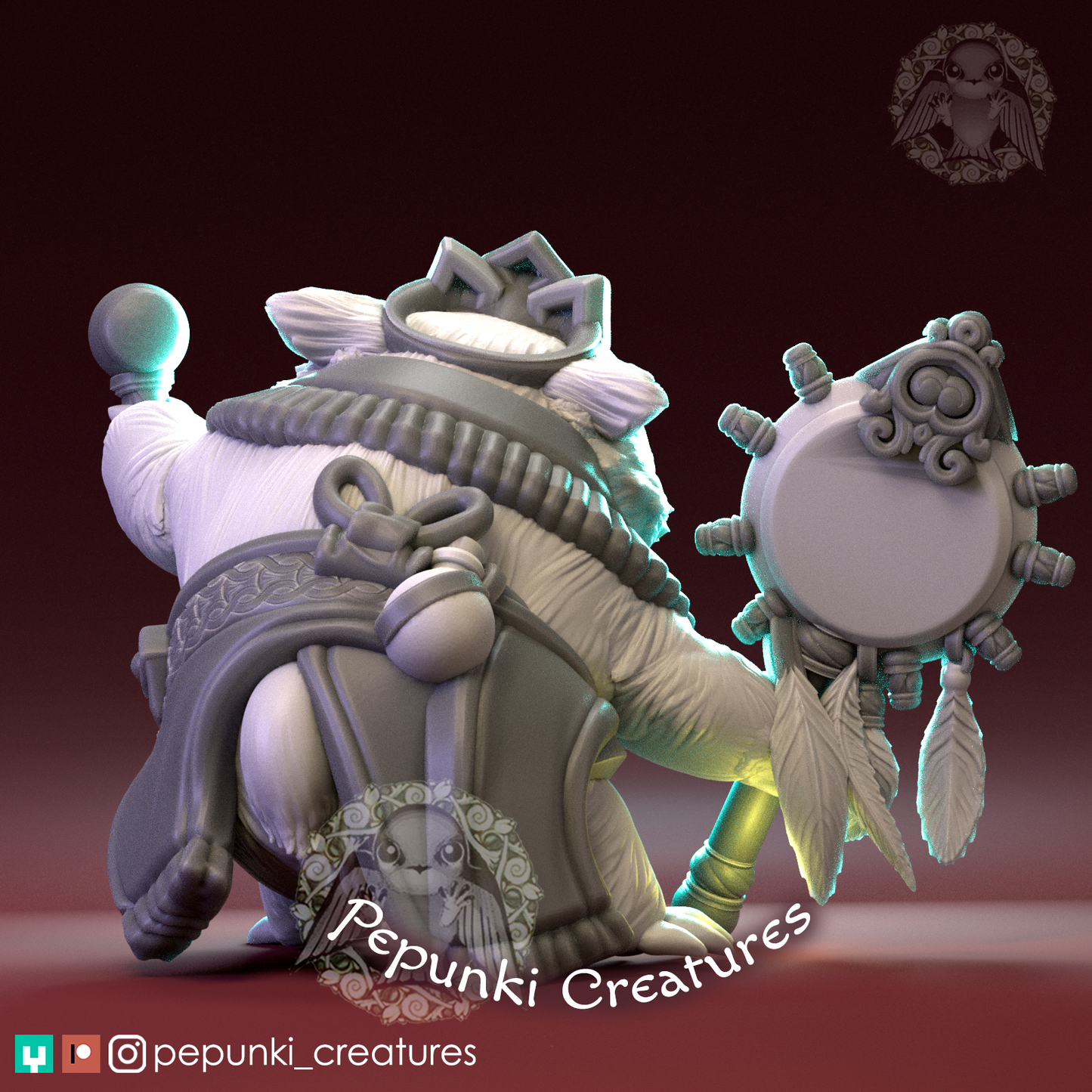 Pepunki Creatures - Wombat Shaman