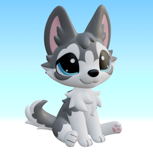 Leylina Figurines - March 2026 - Husky Pup