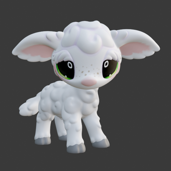 Leylina Figurines - July 2025 - Lamb